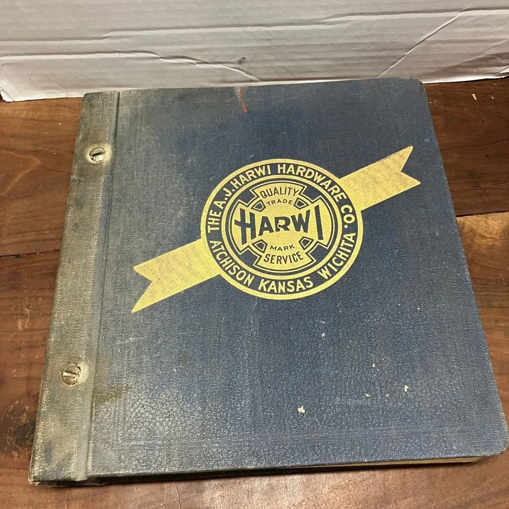 A. J. Harwi Hardware Co Wholesale Catalog Atchison Wichita Kansas Vintage Book
